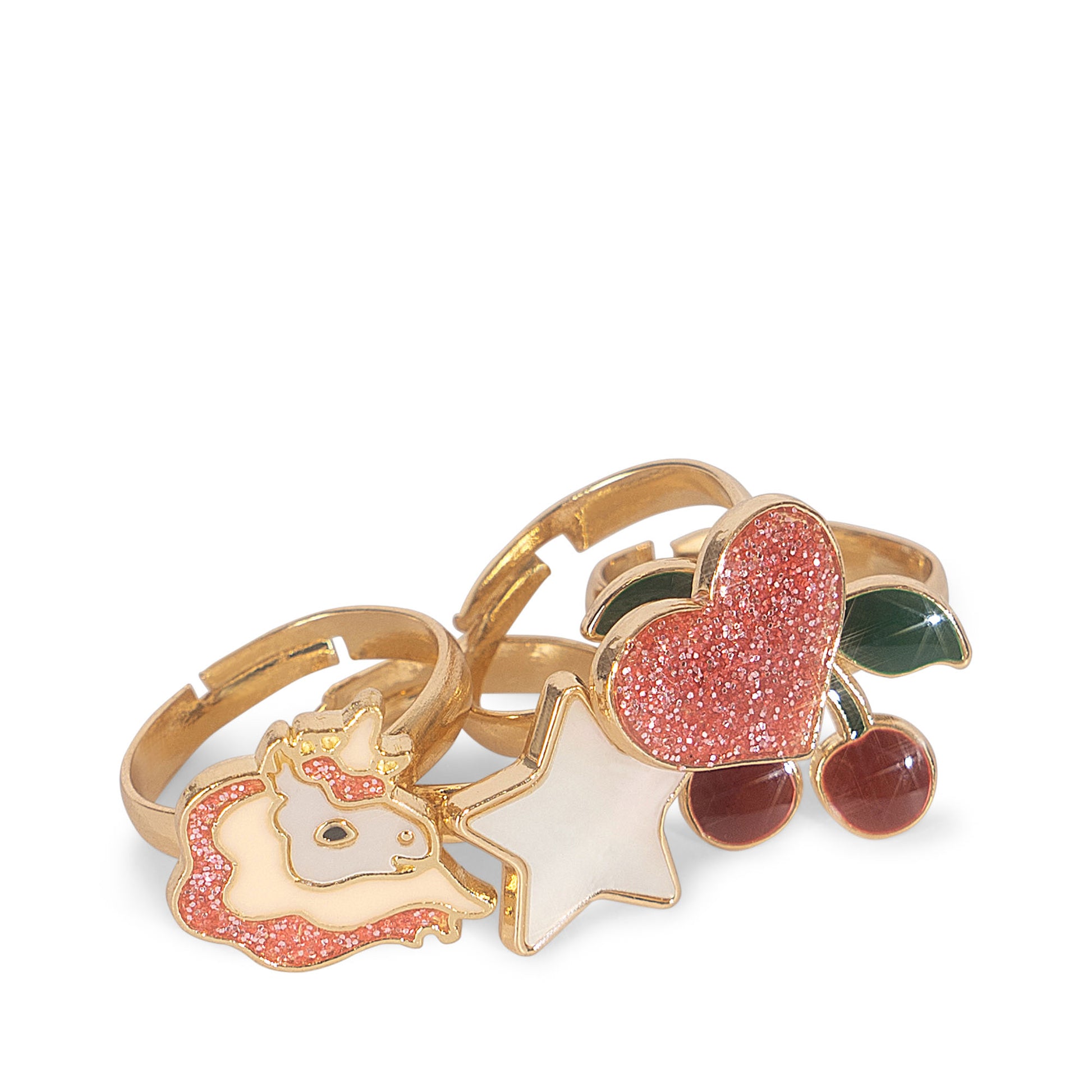 Konges Sløjd Konges Sløjd 12-Pack Ring Set - Pearls & Swines