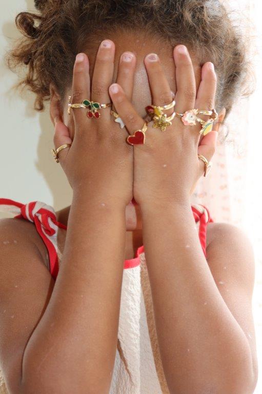 Konges Sløjd Konges Sløjd 12-Pack Ring Set - Pearls & Swines