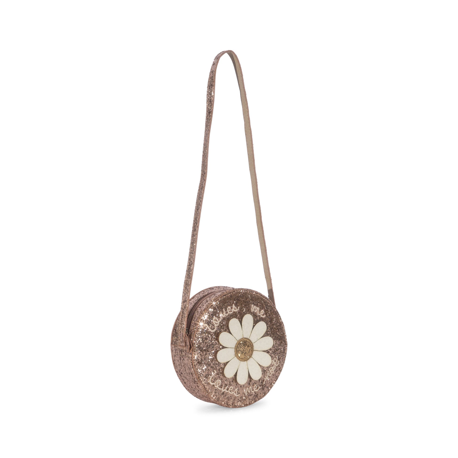 Konges Sløjd Konges Sløjd Daisy Shoulder Bag - Cameo Rose Glitter - Pearls & Swines