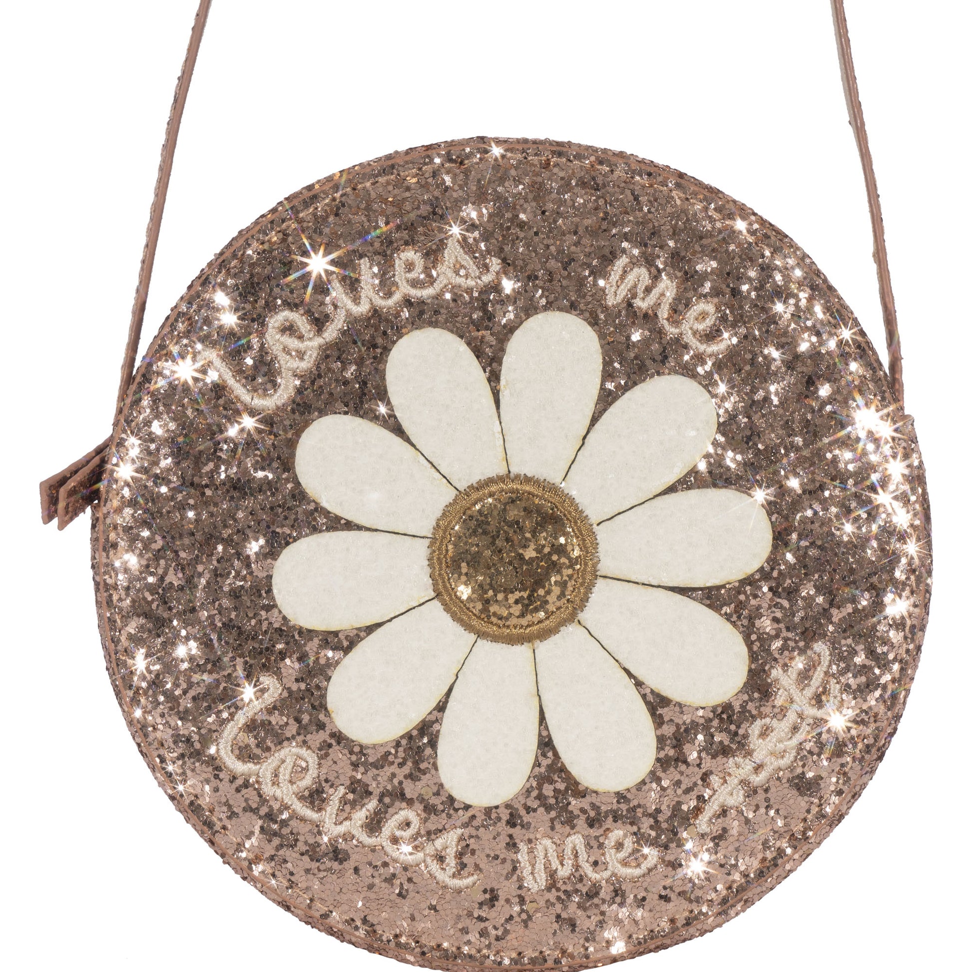 Konges Sløjd Konges Sløjd Daisy Shoulder Bag - Cameo Rose Glitter - Pearls & Swines