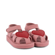 Konges Sløjd Collection Sale - Konges Sløjd - Sable Heart Sandal - Blush - Pearls & Swines