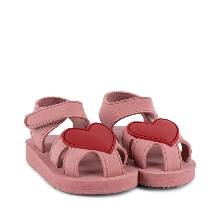 Konges Sløjd Konges Sløjd Sable Heart Sandal - Blush - Pearls & Swines