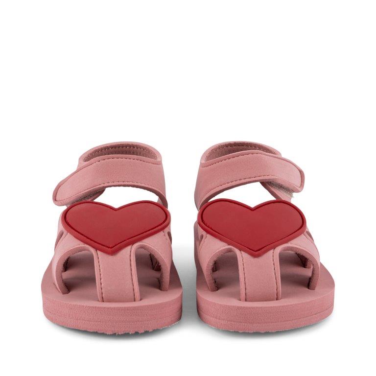 Konges Sløjd Collection Sale - Konges Sløjd - Sable Heart Sandal - Blush - Pearls & Swines