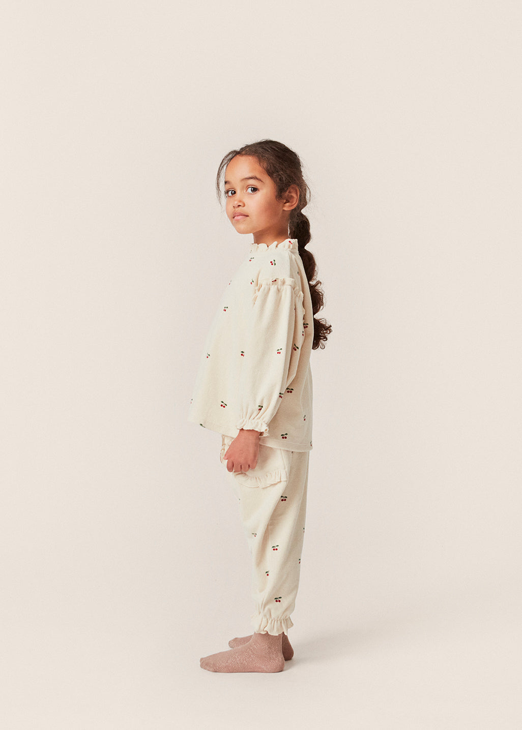 Konges Sløjd Konges Sløjd Itty Blouse Gots - Cherry - Pearls & Swines