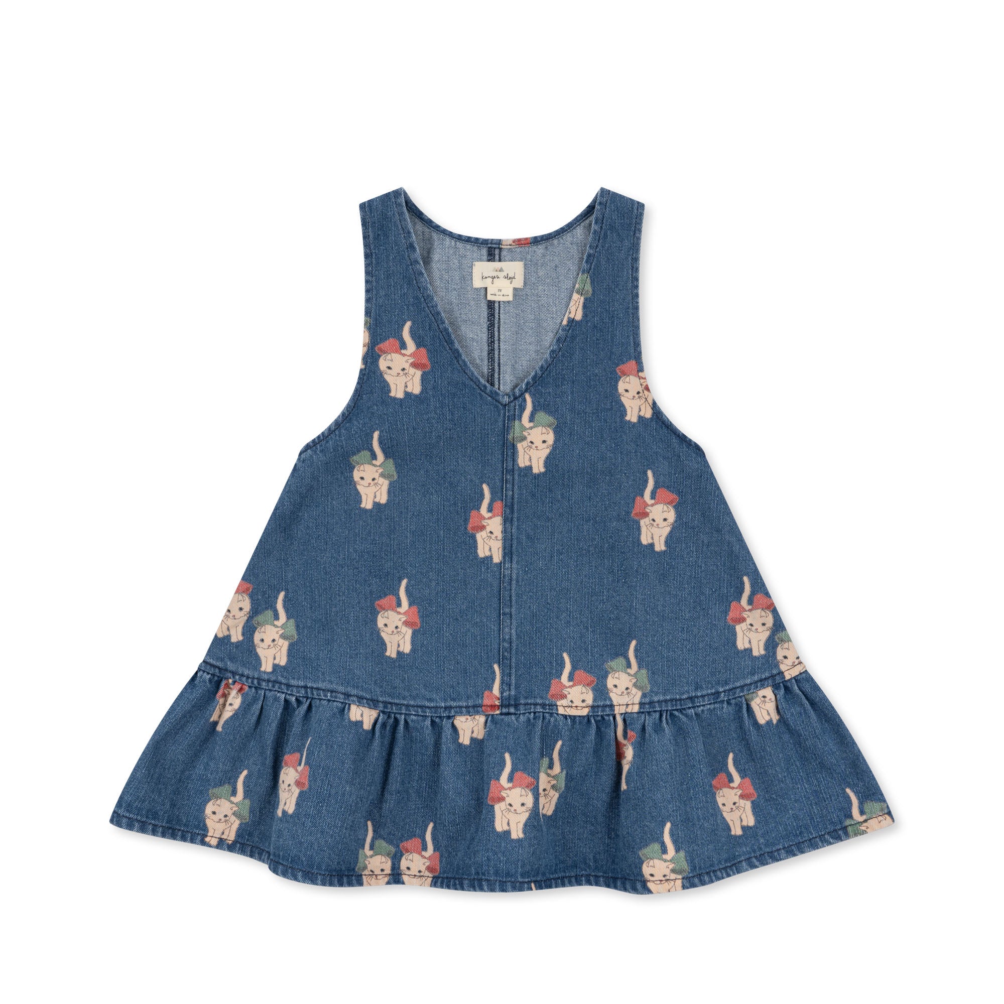 Konges Sløjd Konges Sløjd Magot Dress - Kitty Bow - Pearls & Swines