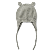 Liewood Collection Sale - Liewood - Violet Baby Bonnet Hat - Grey melange - Pearls & Swines