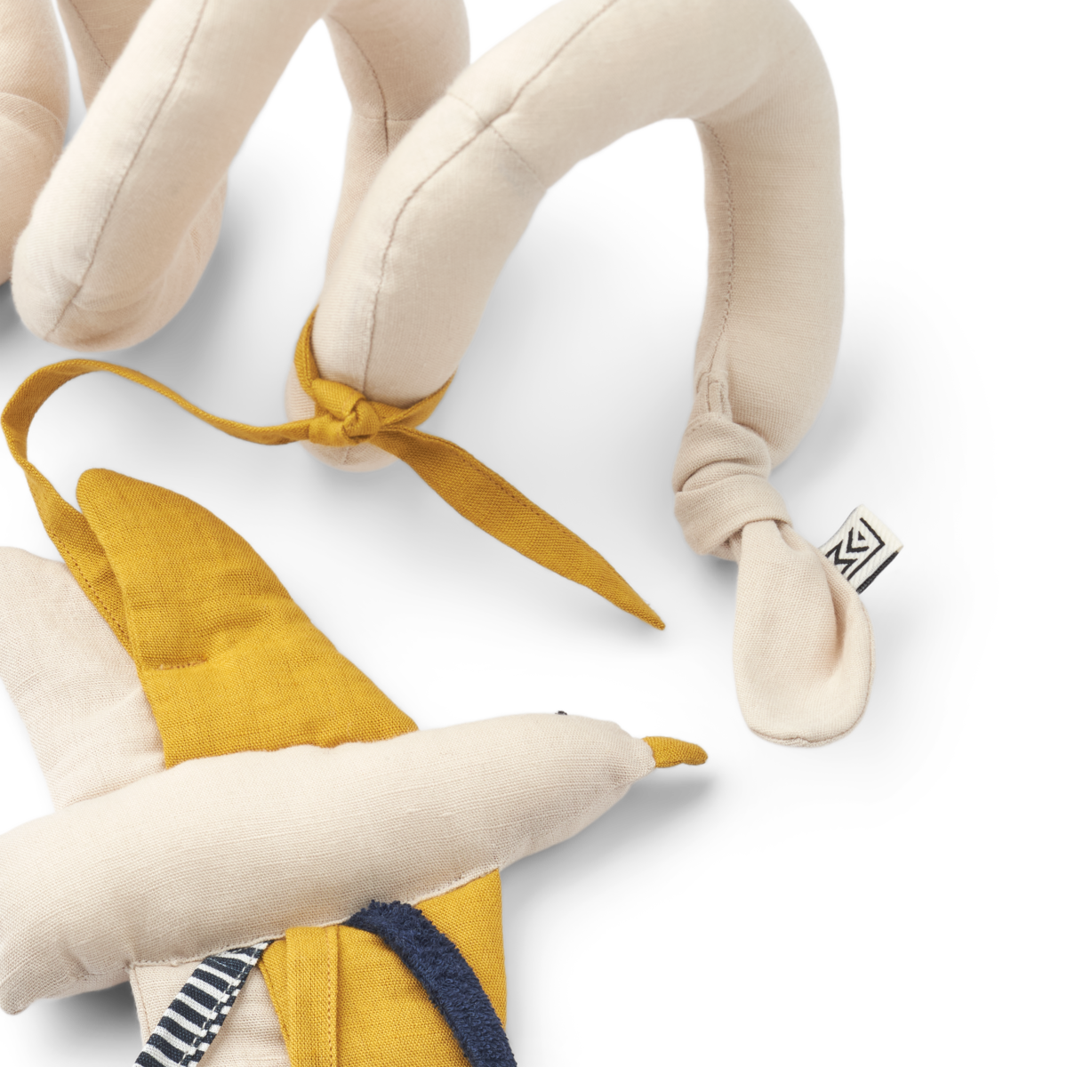 Liewood Collection Sale - Liewood - Wira Baby Toy - Lemon flake/Sandy - Pearls & Swines
