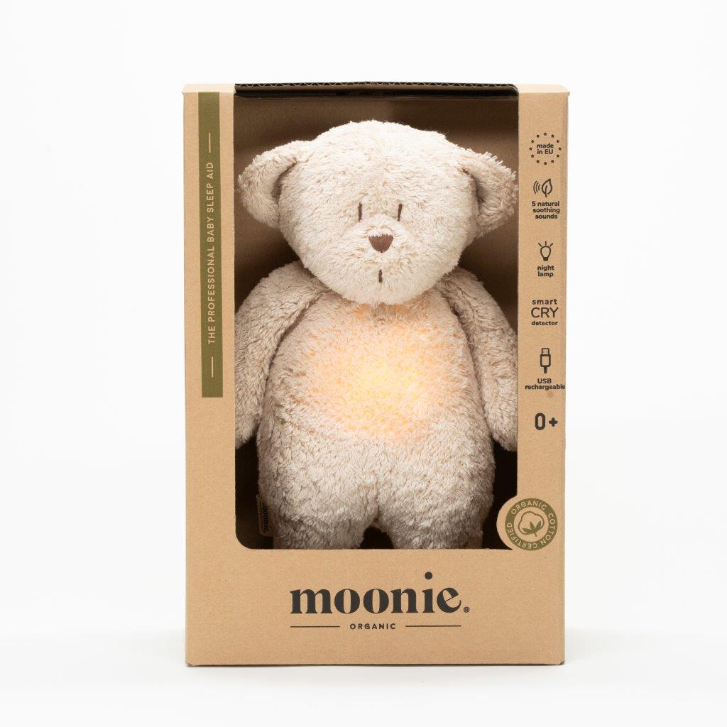 Moonie Moonie Humming Bear Sleep Aid - Sand Natur - Pearls & Swines