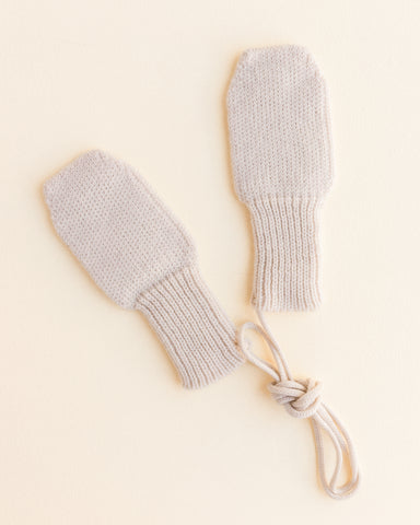 Hvid Hvid - Mittens - Cream - Pearls & Swines