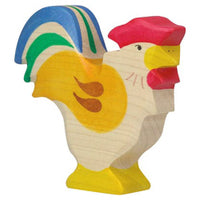 Holtziger Holtziger - Wooden animal - Rooster - Pearls & Swines