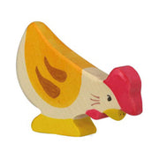 Holtziger Holtziger - Wooden animal - Chicken - Pearls & Swines