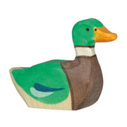 Holtziger Holtziger - Wooden animal - Duck swimming - Pearls & Swines