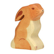 Holtziger Holtziger - Wooden animal - Hare sitting - Pearls & Swines