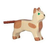 Holtziger Holtziger - Wooden animal - Cat - Pearls & Swines