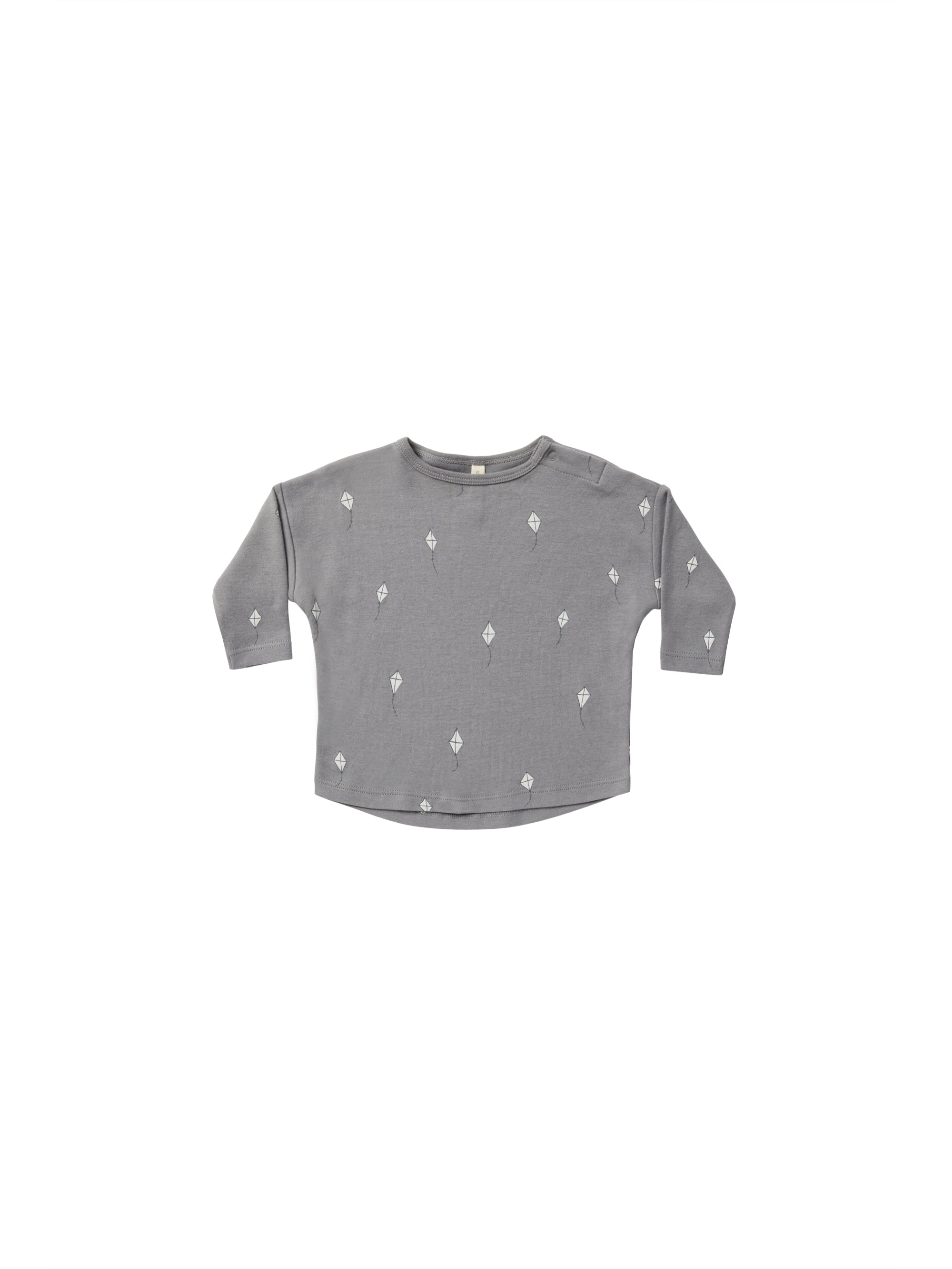Quincy Mae Quincy Mae - Long Sleeve Tee - Kites - Pearls & Swines