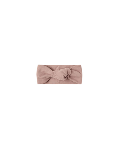 Quincy Mae Quincy Mae Knotted Headband - Mauve - Pearls & Swines