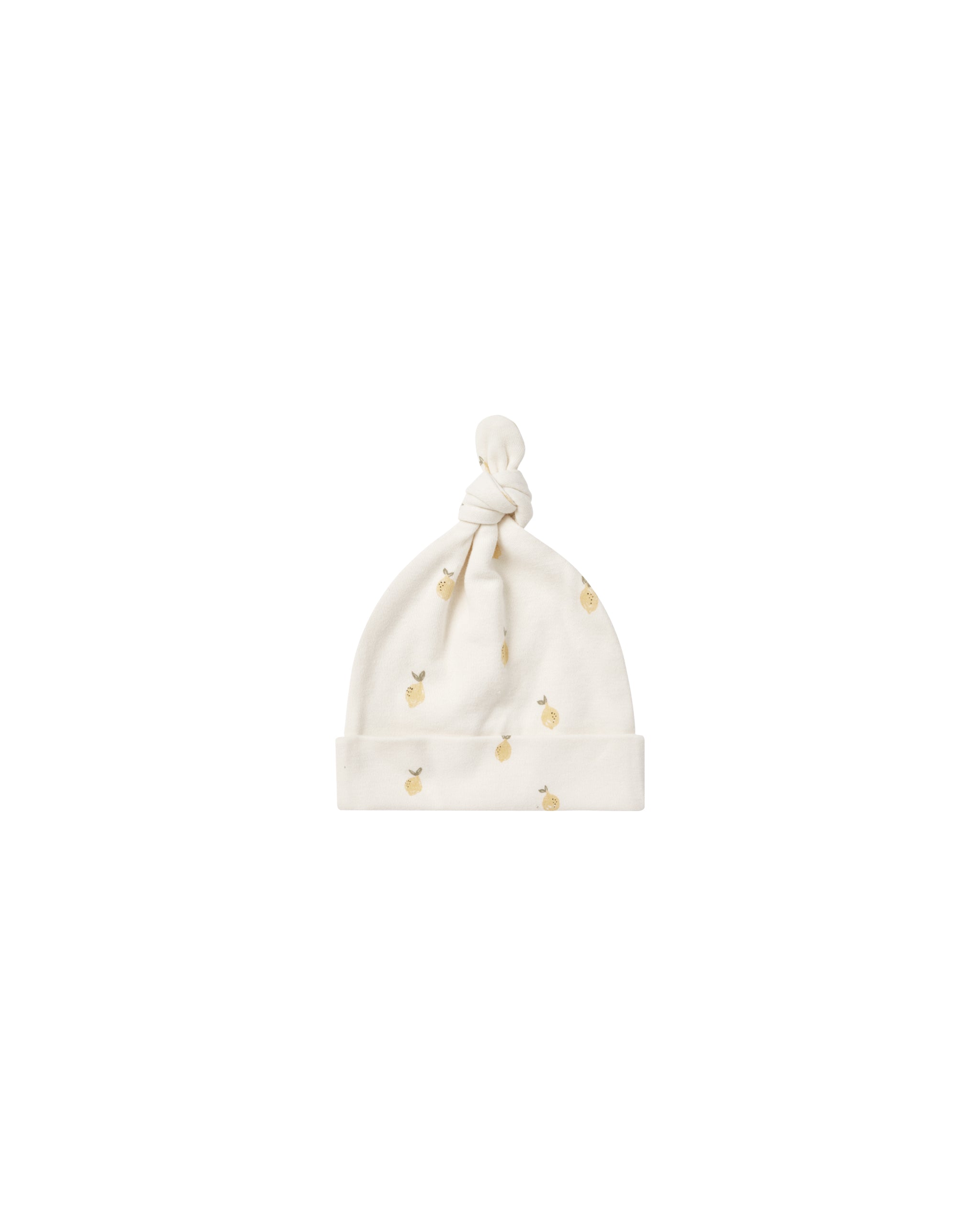 Quincy Mae Quincy Mae Knotted Baby Hat - Lemons - Pearls & Swines
