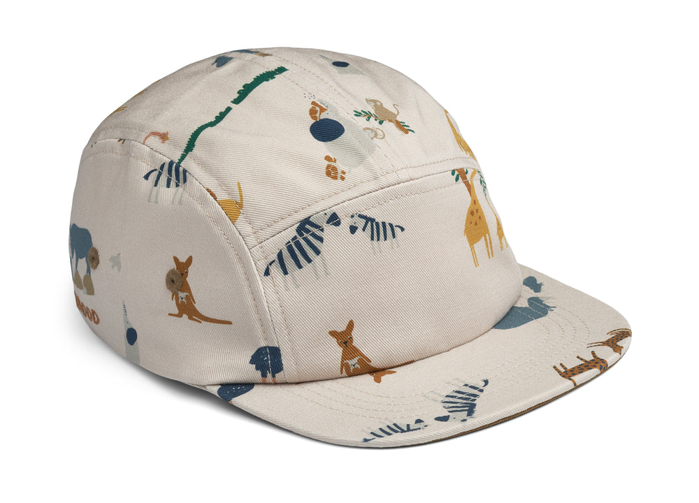 Liewood Liewood Rory Printed Cap - All Together/Sandy - Pearls & Swines