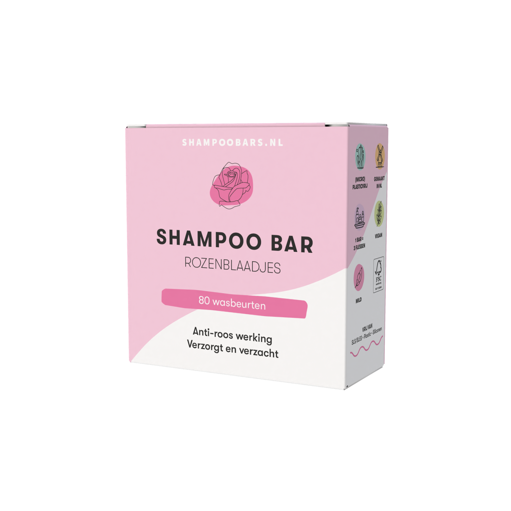 Shampoobars Shampoobars - Shampoo bar - Rozenblaadjes - Pearls & Swines