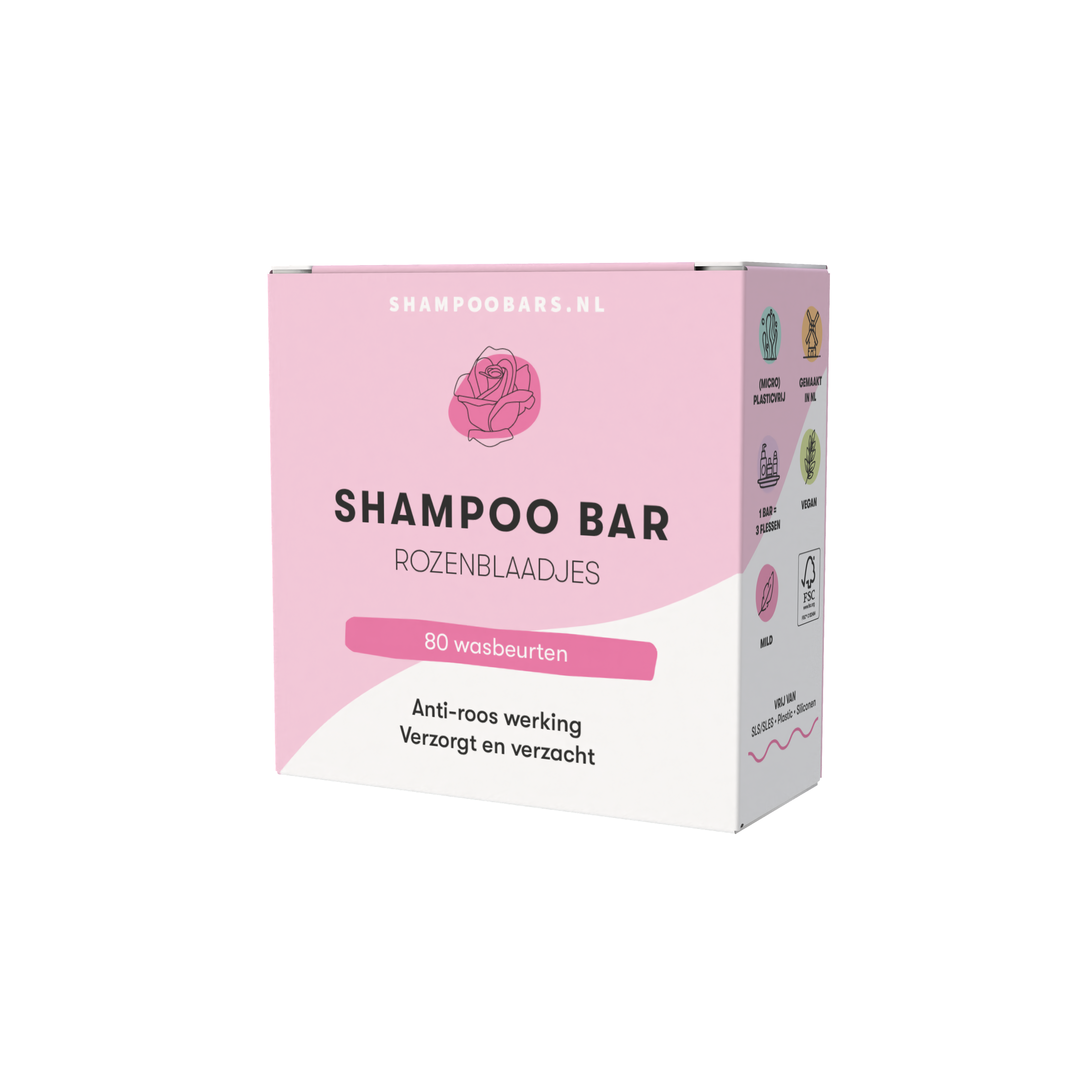 Shampoobars Shampoobars - Shampoo bar - Rozenblaadjes - Pearls & Swines