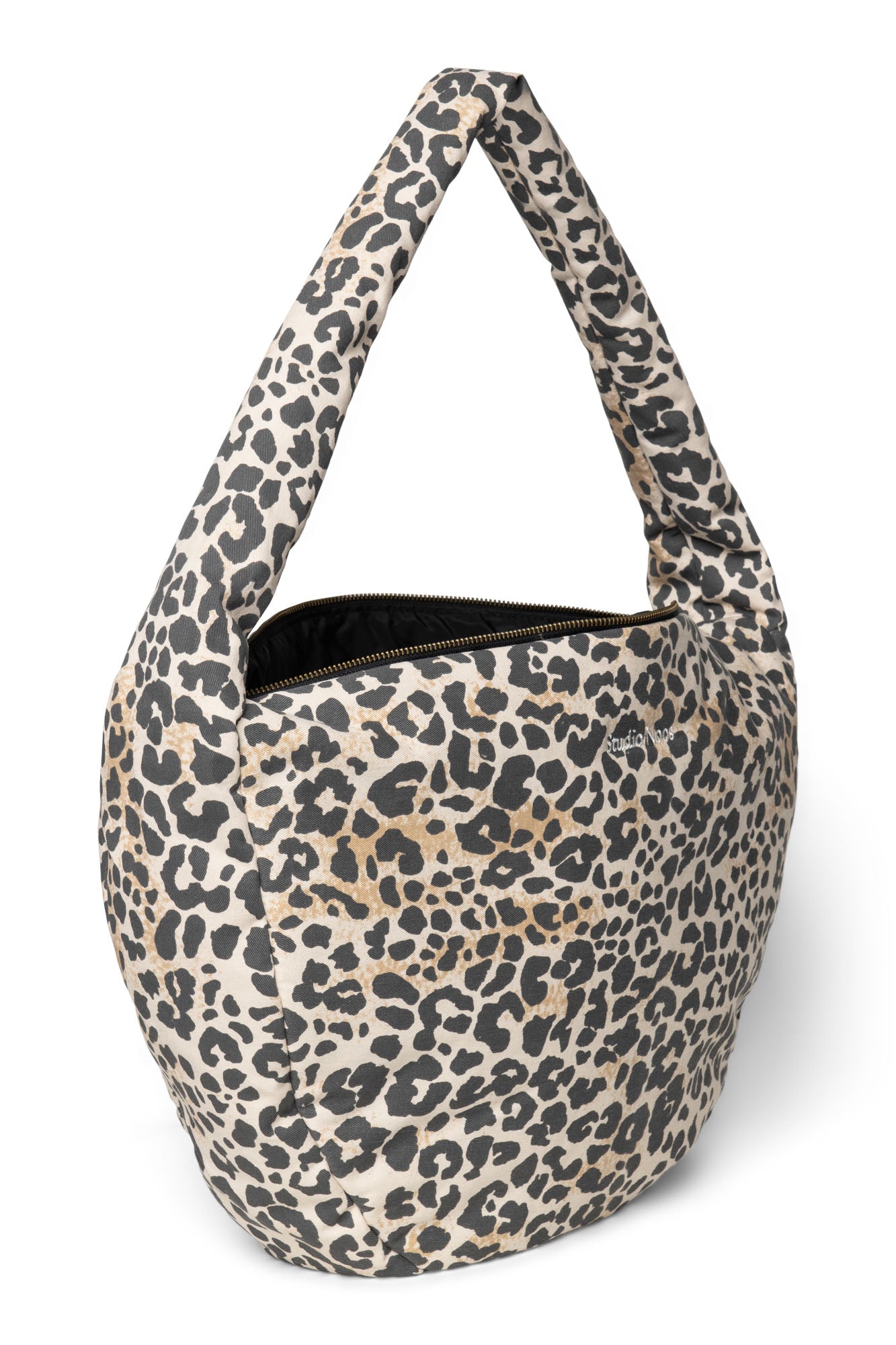 Pearls & Swines Studio Noos - Soft Cotton Cross Body Bag - Leopard - Pearls & Swines