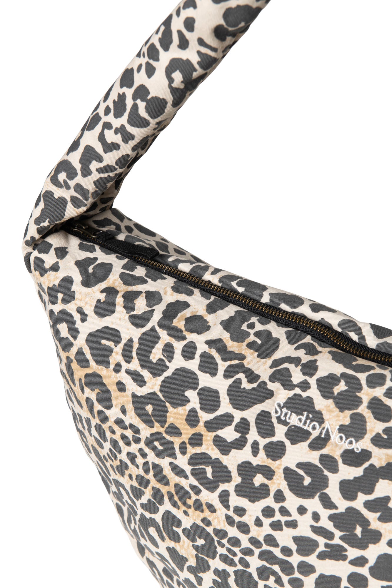 Pearls & Swines Studio Noos - Soft Cotton Cross Body Bag - Leopard - Pearls & Swines