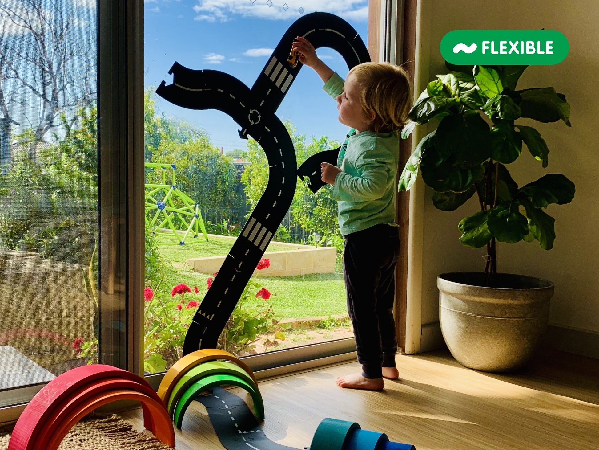 Waytoplay Waytoplay - Highway - 24 Road Pieces - Pearls & Swines