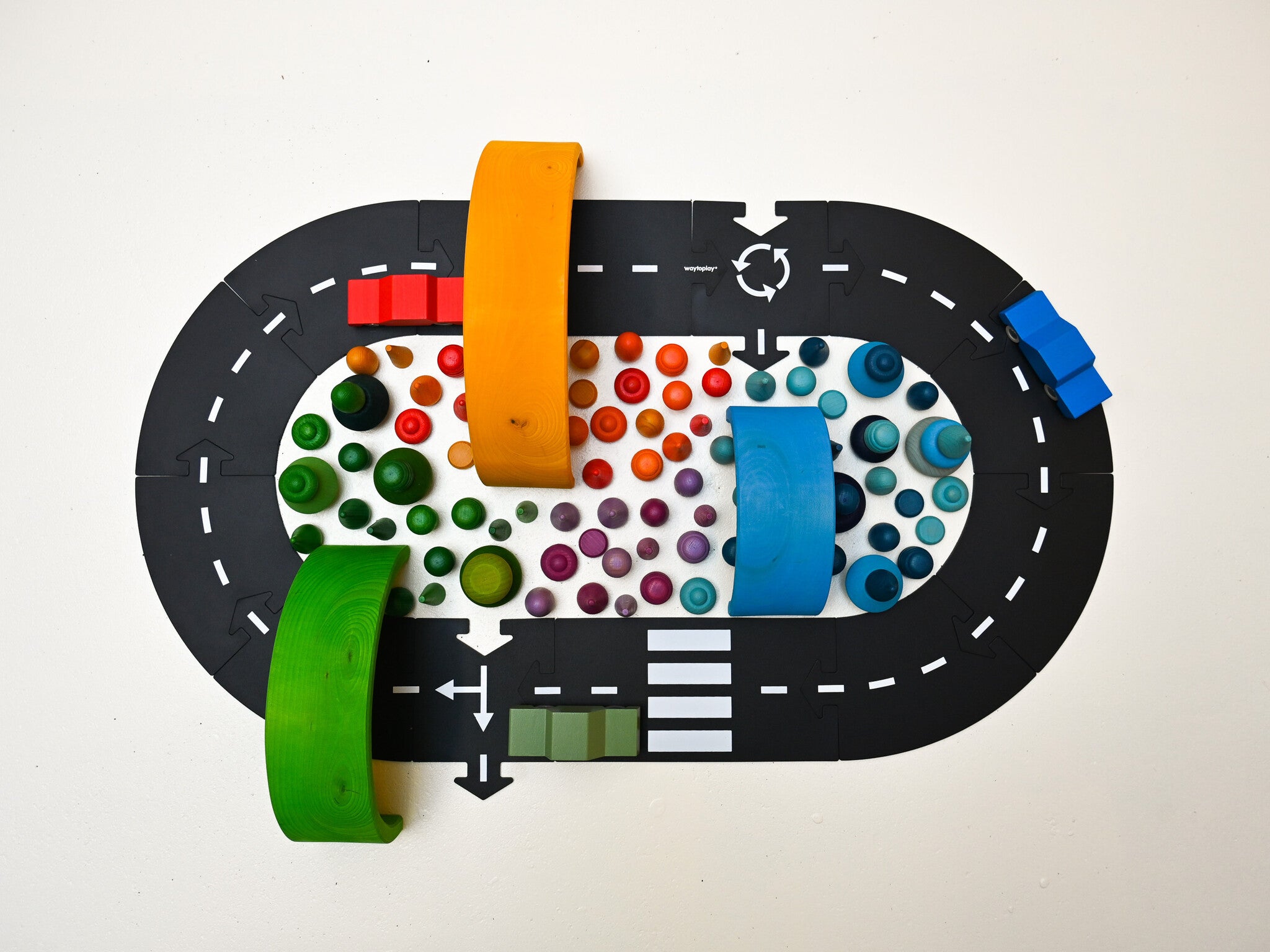 Waytoplay Waytoplay Ringroad 12 Road Pieces - Pearls & Swines