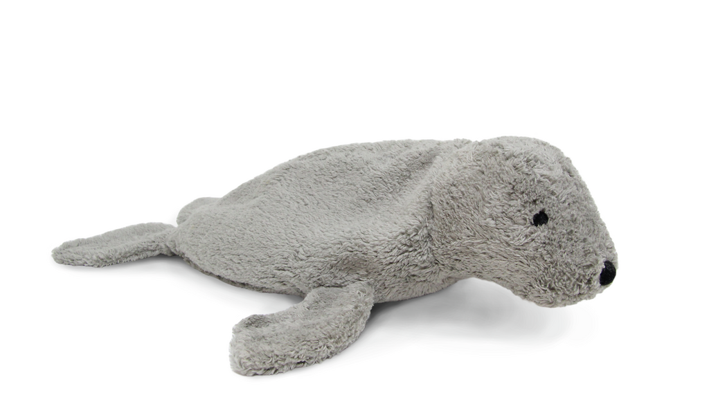Senger Senger - Cuddly Animal Seal - Small - Grey - Pearls & Swines