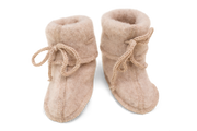 Engel Natur Engel Natur - Wool Booties - Sand Melange - Pearls & Swines