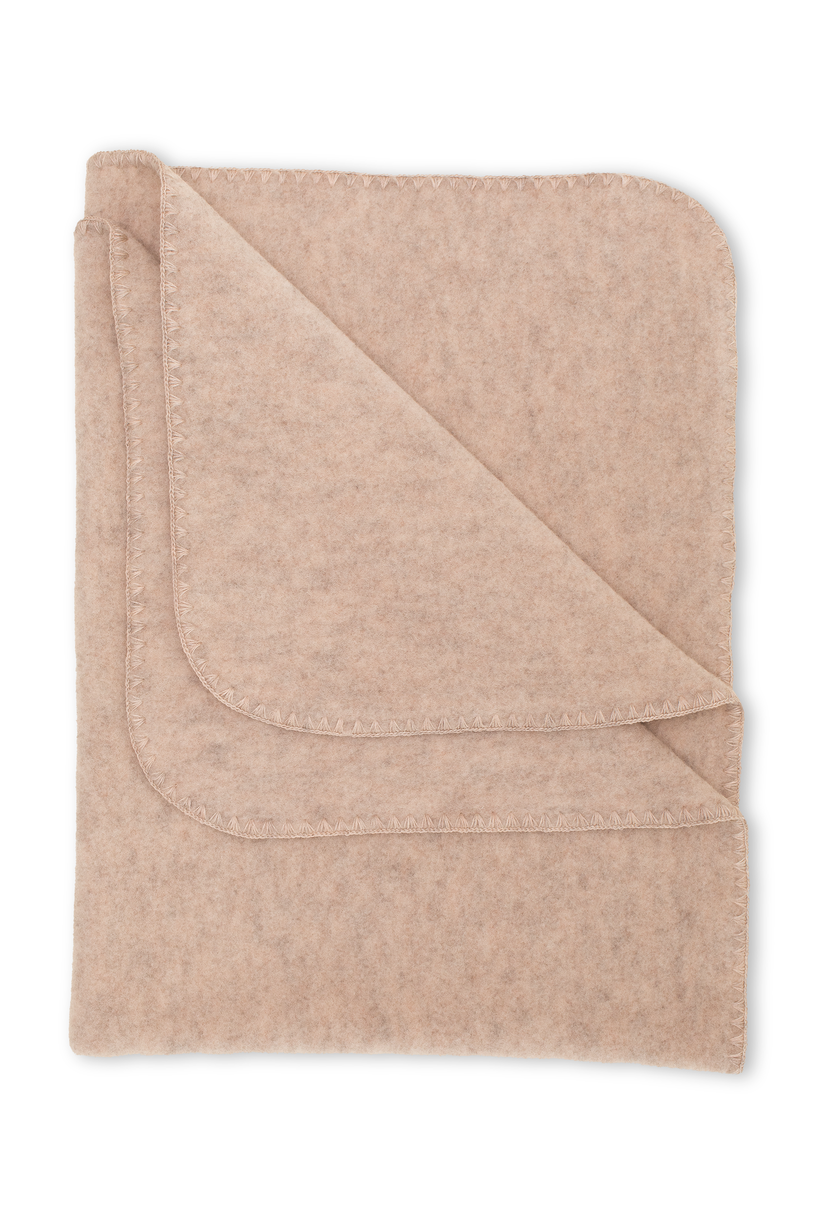 Engel Natur Engel Natur - Baby Blanket - Sand Melange - Pearls & Swines