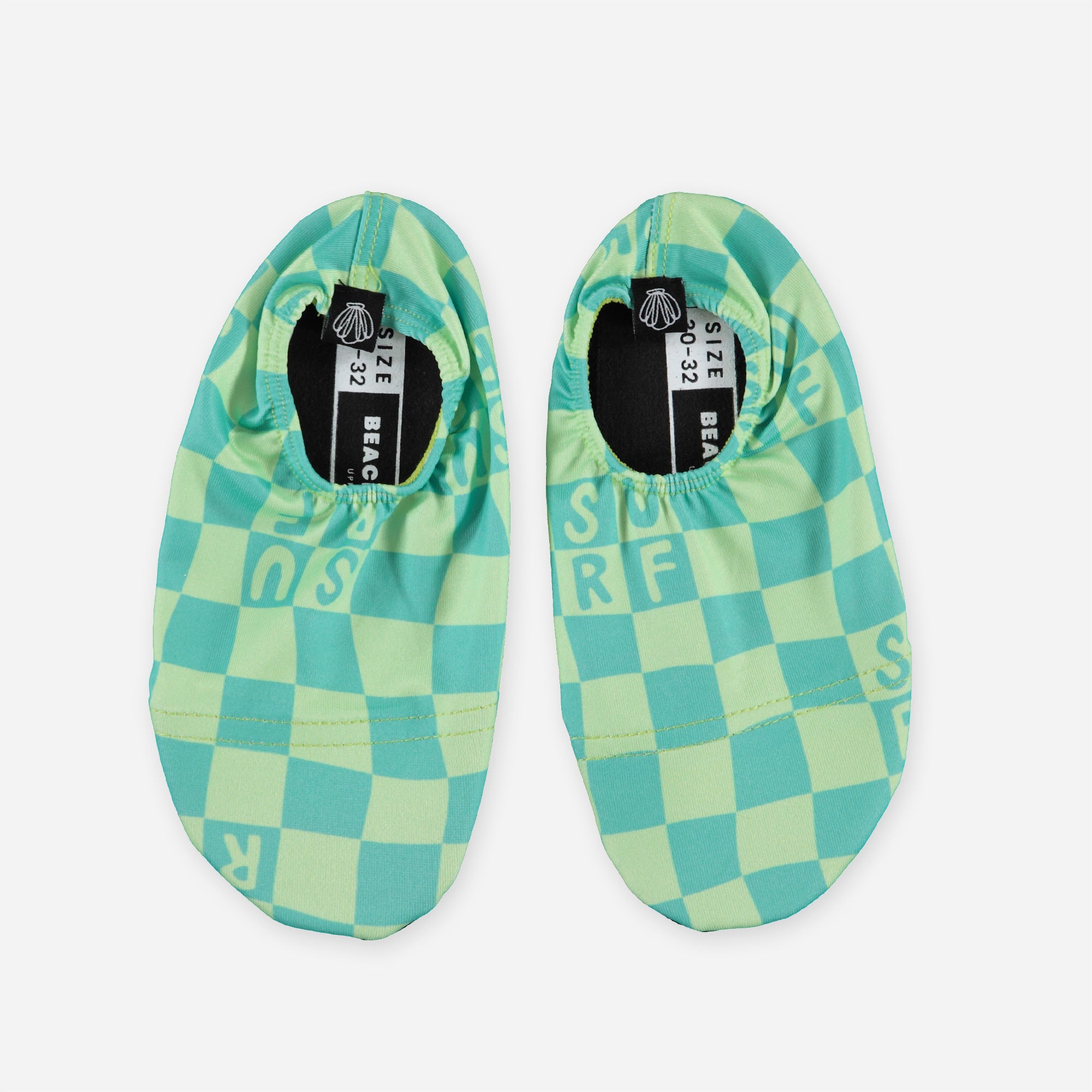 Beach &amp; Bandits Beach & Bandits - Checkered Surf - Beach Socks - Pearls & Swines