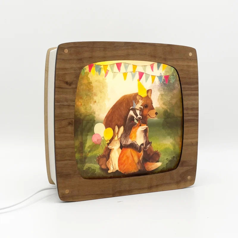 Het Houtlokael - Seasons Lamp - Walnut