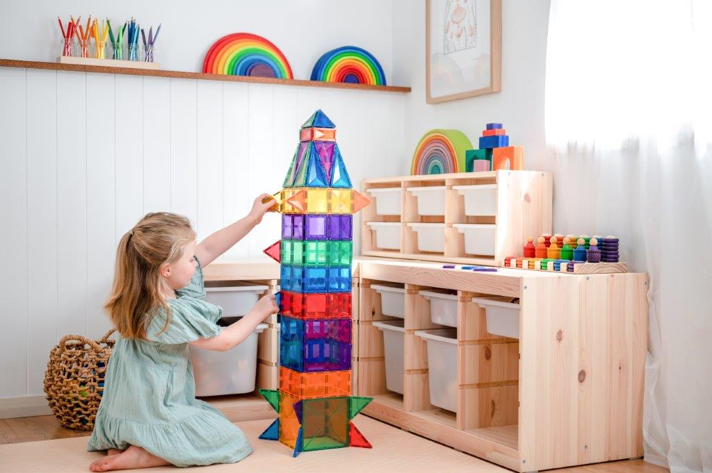 Connetix Tiles Connetix Tiles - Rainbow Creative - Pack 102 pc - Pearls & Swines