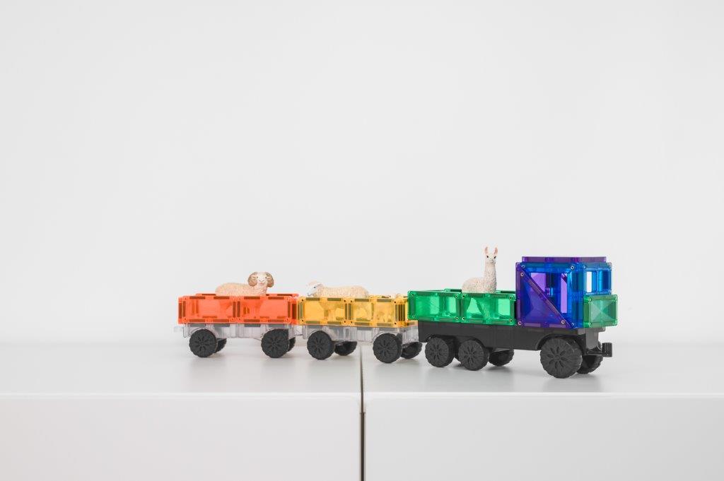 Connetix Tiles Connetix Tiles - Rainbow Transport - Pack 50 pc - Pearls & Swines