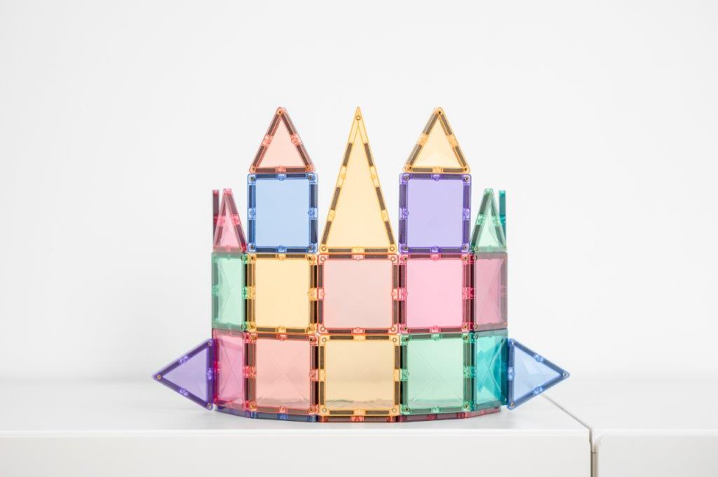 Connetix Tiles Connetix Tiles - Pastel Mini - Pack 32 pc - Pearls & Swines