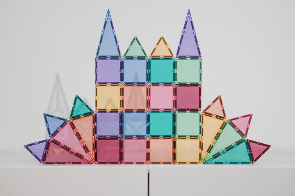 Connetix Tiles Connetix Tiles - Pastel Mini - Pack 32 pc - Pearls & Swines