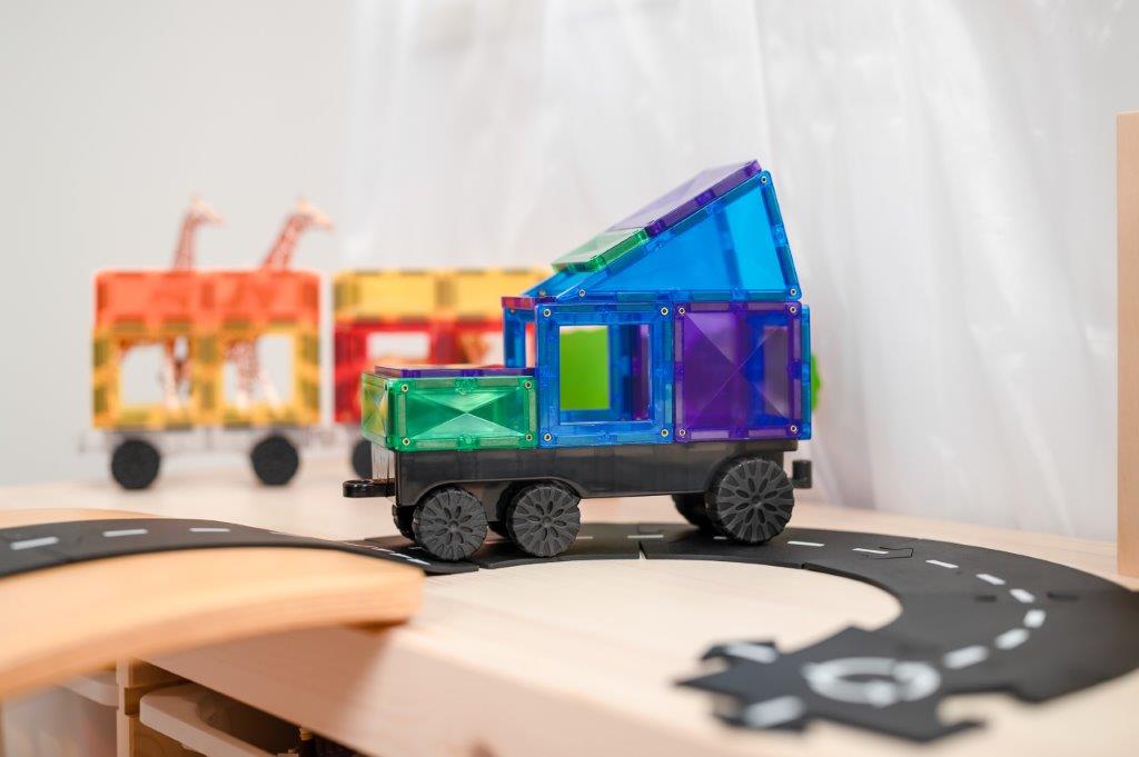 Connetix Tiles Connetix Tiles - Rainbow Transport - Pack 50 pc - Pearls & Swines