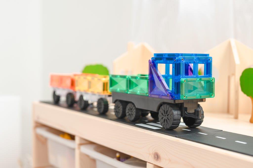 Connetix Tiles Connetix Tiles - Rainbow Transport - Pack 50 pc - Pearls & Swines