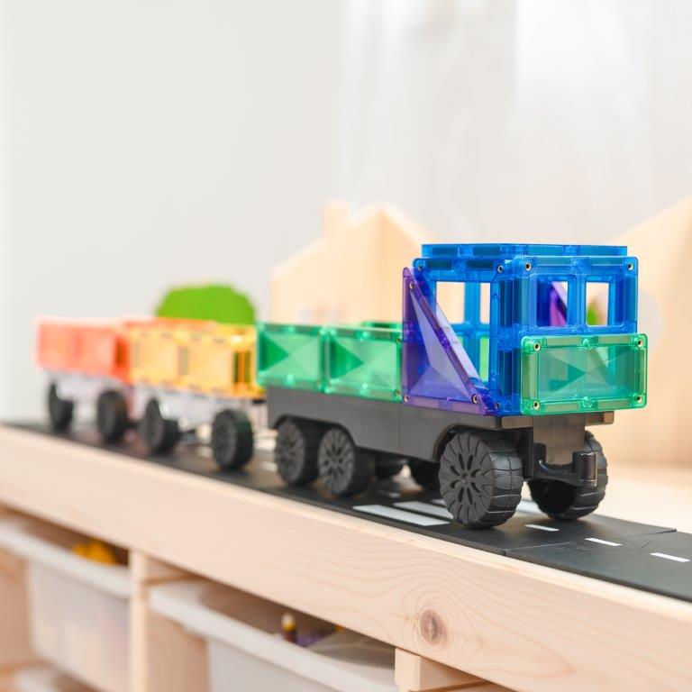 Connetix Tiles Connetix Tiles - Rainbow Transport - Pack 50 pc - Pearls & Swines