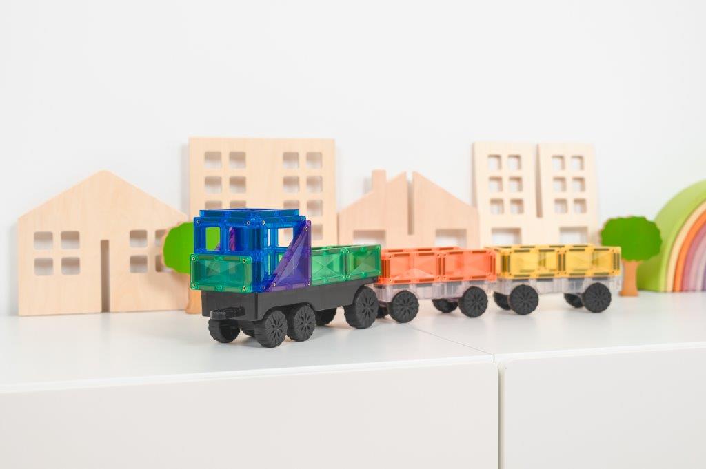 Connetix Tiles Connetix Tiles - Rainbow Transport - Pack 50 pc - Pearls & Swines