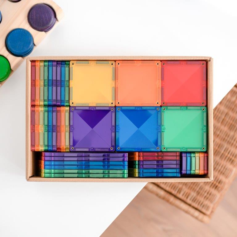 Connetix Tiles Connetix Tiles - Rainbow Creative - Pack 102 pc - Pearls & Swines