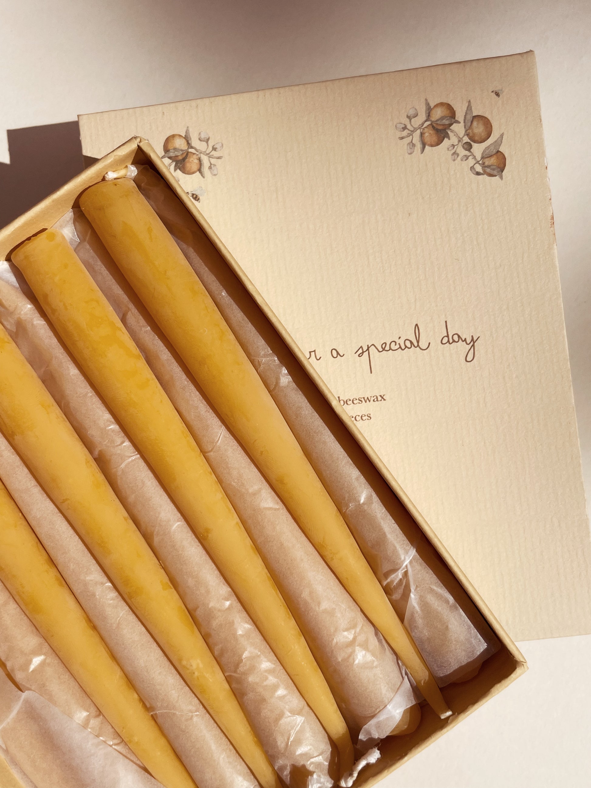 Konges Sløjd Konges Sløjd Birthday Train Candles - Nature - Pearls & Swines