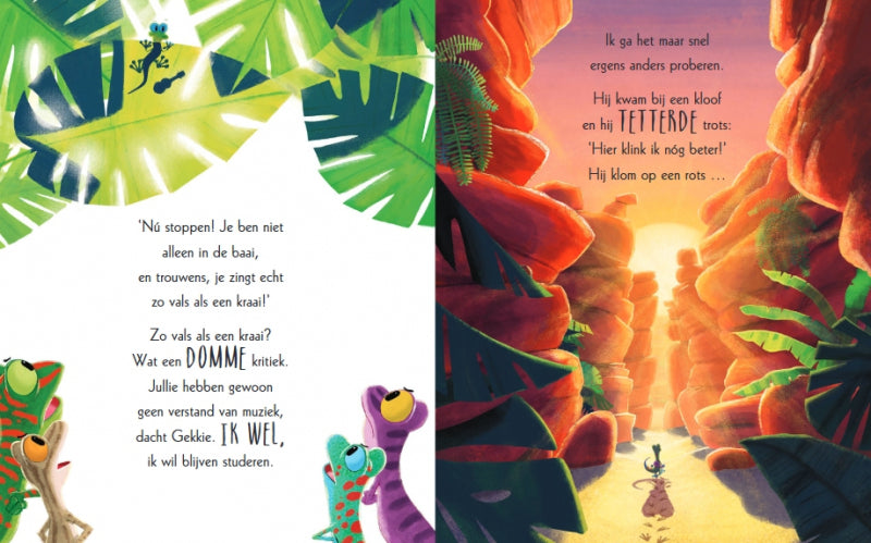 Pearls & Swines Gekkie de Gekko - Kartonboek - Pearls & Swines