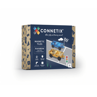 Connetix Tiles Connetix Rainbow Car Pack 2 pc - Pearls & Swines