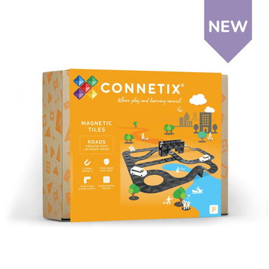 Connetix Tiles Connetix Creative Roads Pack 48 pc - Pearls & Swines