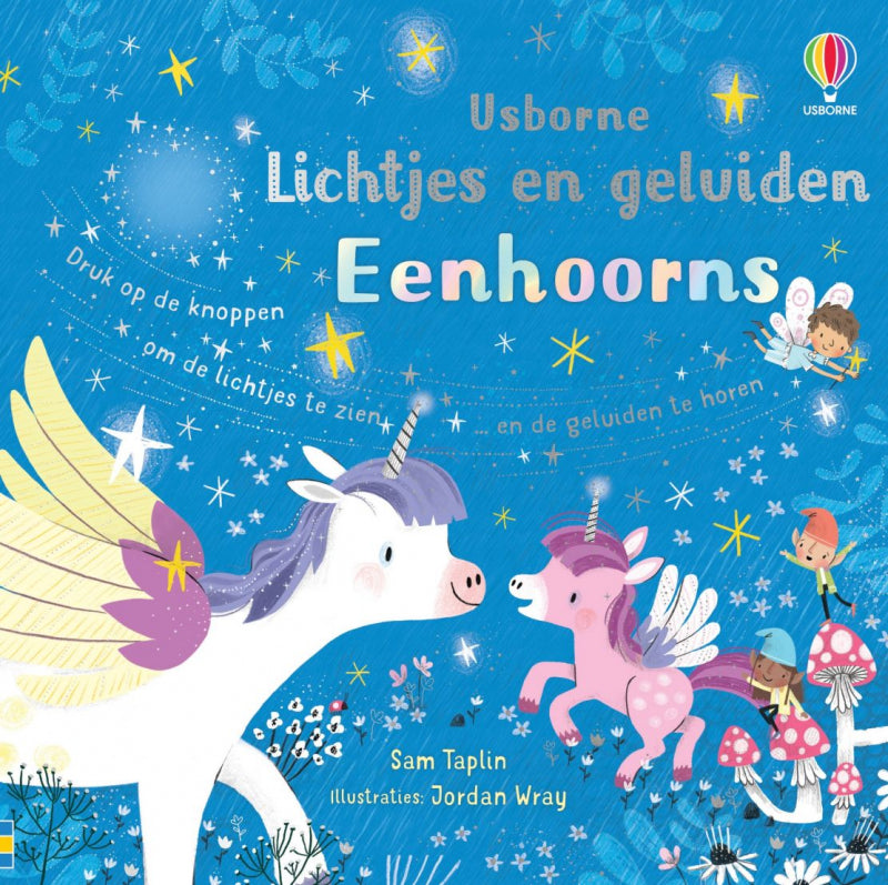 Pearls & Swines Eenhoorns - Lichtjes en Geluidenboek - Pearls & Swines