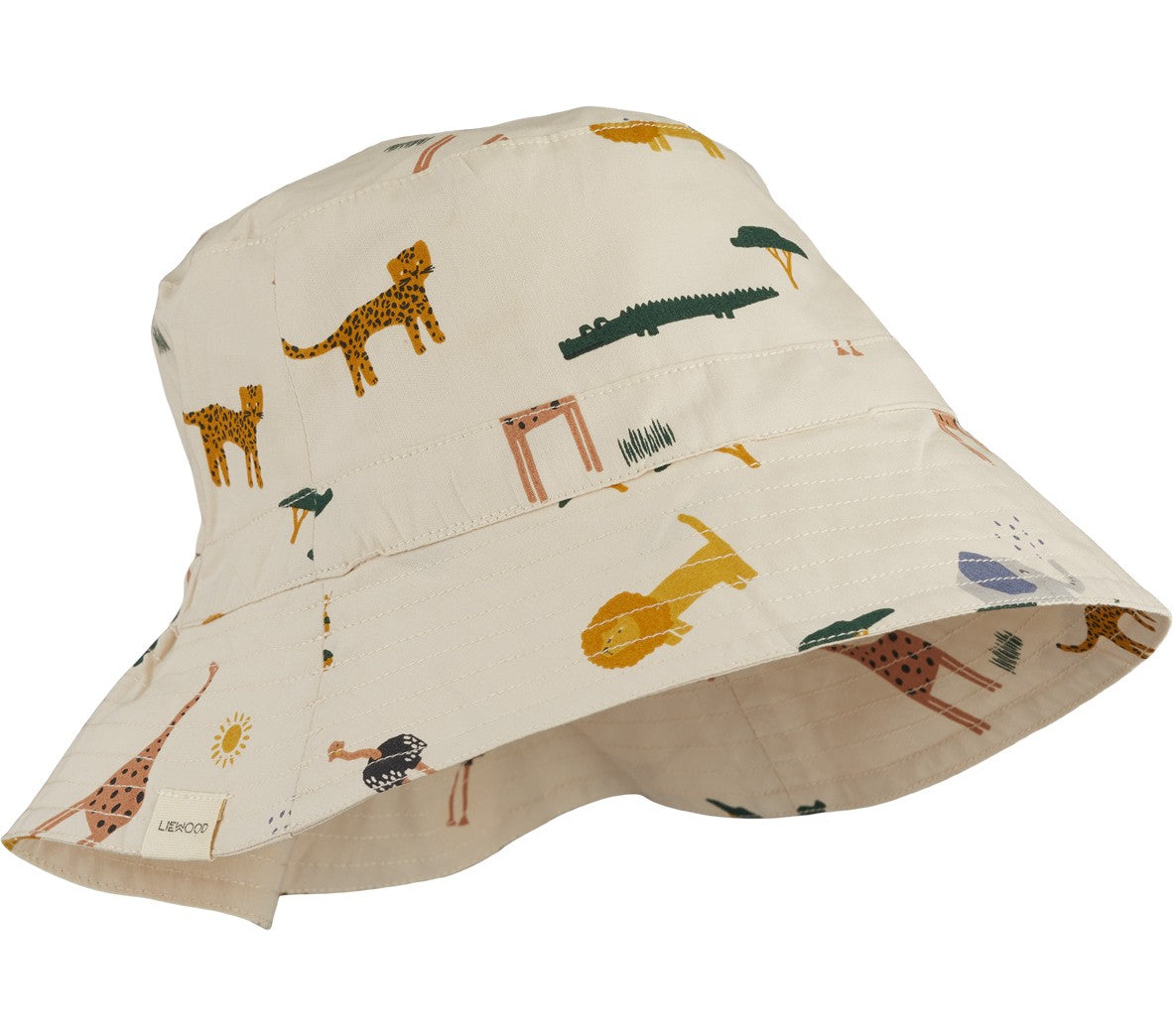 Liewood Collection Sale - Liewood - Sander Bucket Hat - Safari Sandy Mix - Pearls & Swines