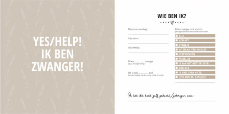 Pearls & Swines Maak een unieke herinnering: Mijn negen maanden - Invulboek - Pearls & Swines