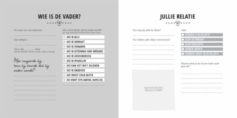 Pearls & Swines Maak een unieke herinnering: Mijn negen maanden - Invulboek - Pearls & Swines